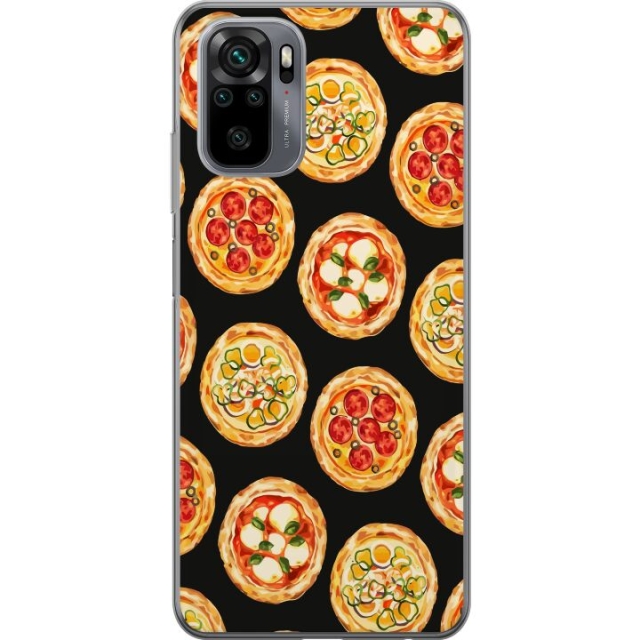 Kännykkäkuori Xiaomi Redmi Note 10S-laitteelle, jossa on Pizza kuvio