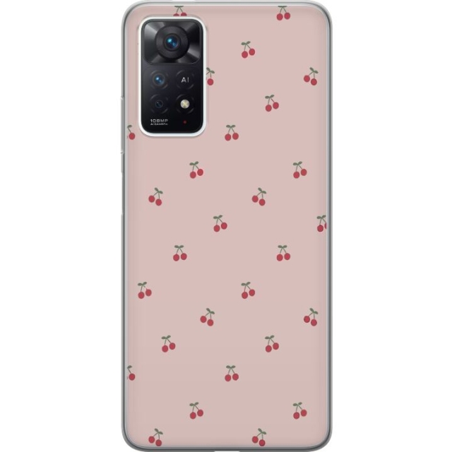Kännykkäkuori Xiaomi Redmi Note 11 Pro-laitteelle, jossa on Kirsikka kuvio