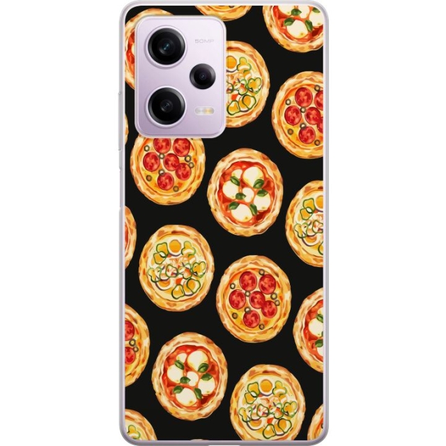 Kännykkäkuori Xiaomi Redmi Note 12 Pro-laitteelle, jossa on Pizza kuvio
