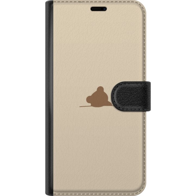 Lompakkokotelo Xiaomi Redmi Note 13-laitteelle, jossa on Nalle kuvio