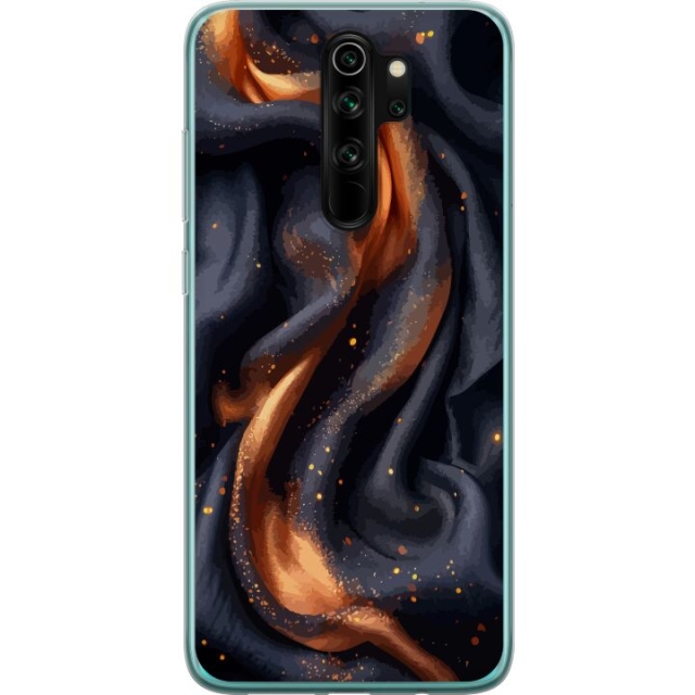 Kännykkäkuori Xiaomi Redmi Note 8 Pro -laitteelle, jossa on Tulinen silkki kuvio
