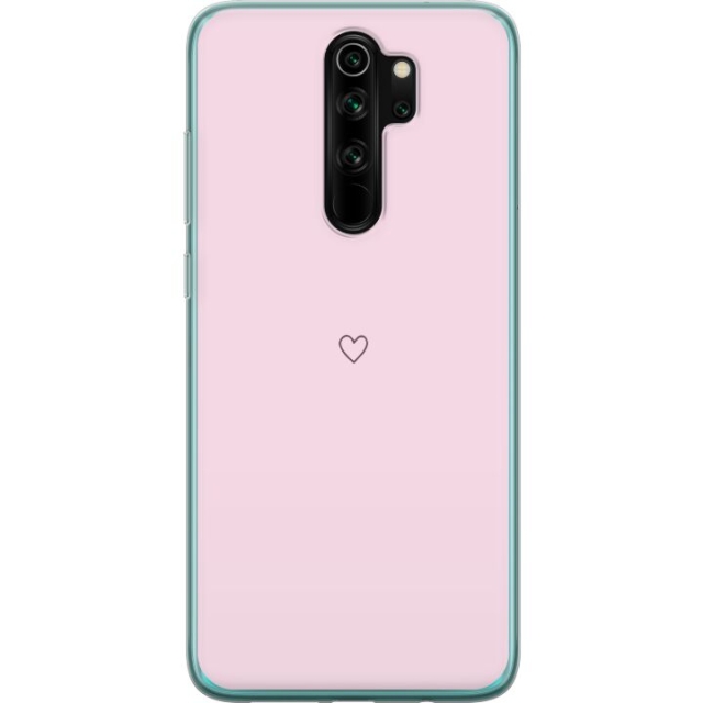 Kännykkäkuori Xiaomi Redmi Note 8 Pro -laitteelle, jossa on Sydän kuvio
