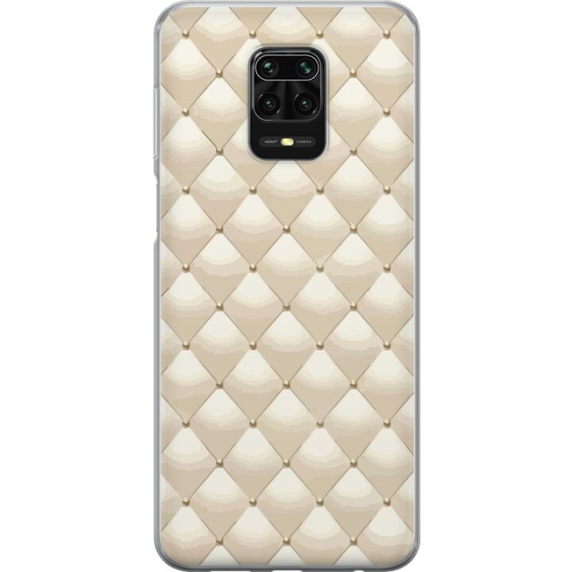 Kännykkäkuori Xiaomi Redmi Note 9S-laitteelle, jossa on Kultakiilto kuvio