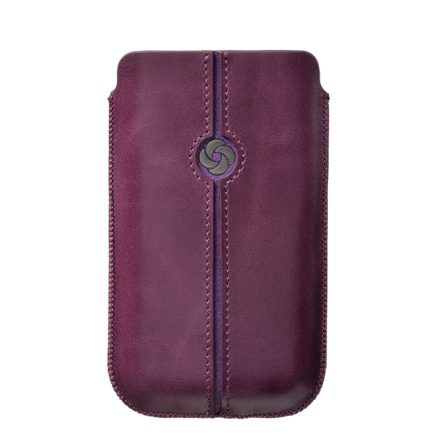 Samsonite Mobile Bag Dezir Leather Large Purple