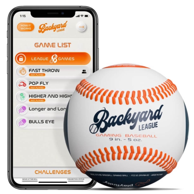 PLAYFINITY Backyard League Bundle Ball and Sensor 2021