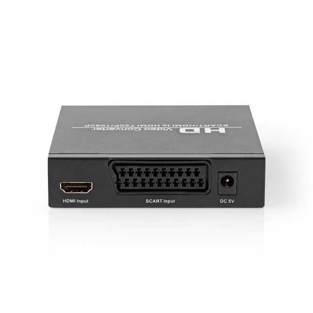 Nedis HDMI ™ Muunnin | SCART Female | 1x 3.5 mm sound out / 1x Digital Audio / 1x HDMI™ Output | Yksisuuntainen | 1080p | 1.65 Gbps | Alumiini | Antrasiitti