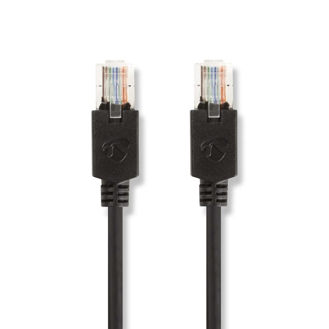 Nedis CAT5e verkkokaapeli | U/UTP | RJ45 uros | RJ45 uros | 20.0 m | Pyöreä | LSZH | Antrasiitti | Ikkunallinen laatikko