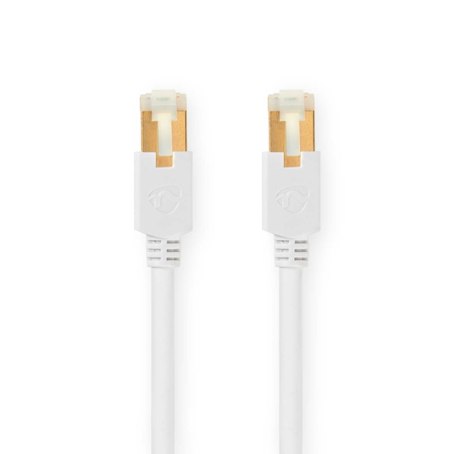 Nedis CAT6 Verkkokaapeli | RJ45 uros | RJ45 uros | S/FTP | 1.50 m | Pyöreä | LSZH / PVC | Valkoinen | Ikkunallinen laatikko