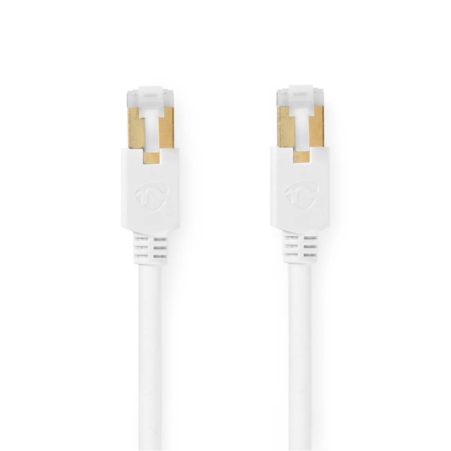 Nedis CAT6 Verkkokaapeli | RJ45 uros | RJ45 uros | S/FTP | 2.00 m | Sisäkäyttöön | Pyöreä | LSZH | Valkoinen | Laatikko