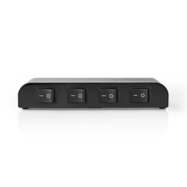 Nedis Kaiuttimen ohjausrasia | 4-Porttinen port(s) | Terminaalikiinnike | Kaiuttimen Impedanssi: 4-16 Ohm | Maksimikuorma per kanava: 200 W | Alumiini | Musta