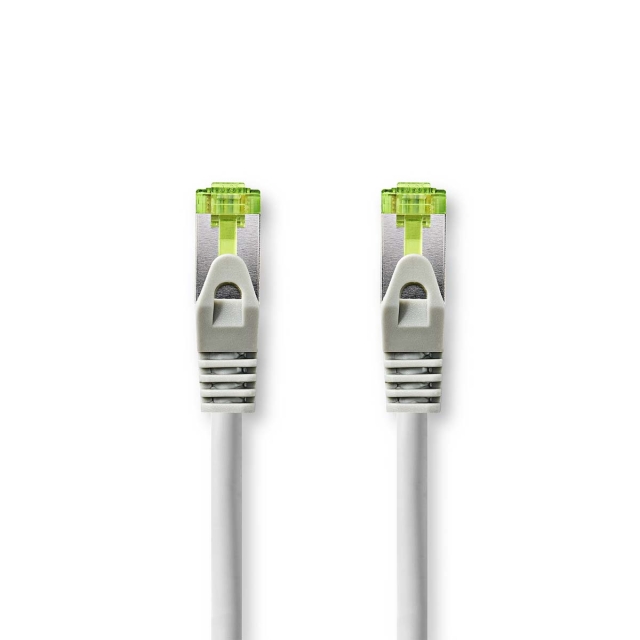 Nedis CAT7 verkkokaapeli | S/FTP | RJ45 uros | RJ45 uros | 10.0 m | Snagless | Pyöreä | LSZH | Harmaa | Laatikko