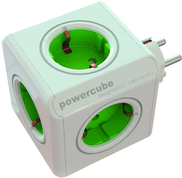 PowerCube Original 5 pistoketta Vihreä