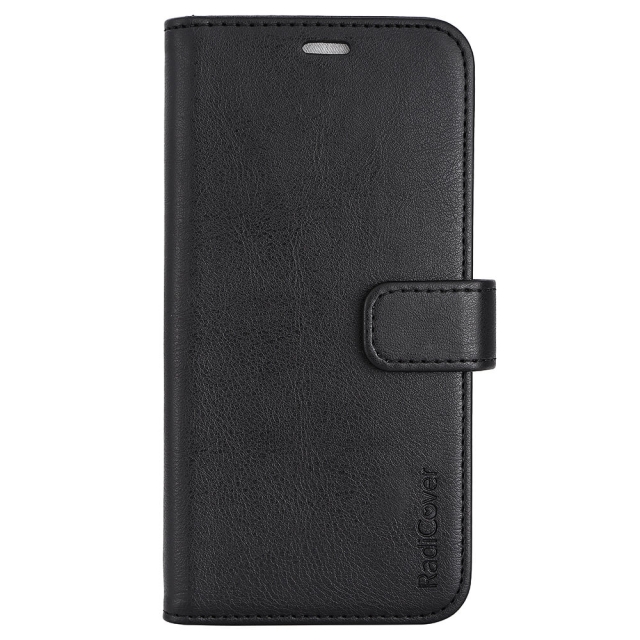 RADICOVER Flipcover 3 card Anti Radiation iPhone 13 / 14 6,1" Black PU RFID