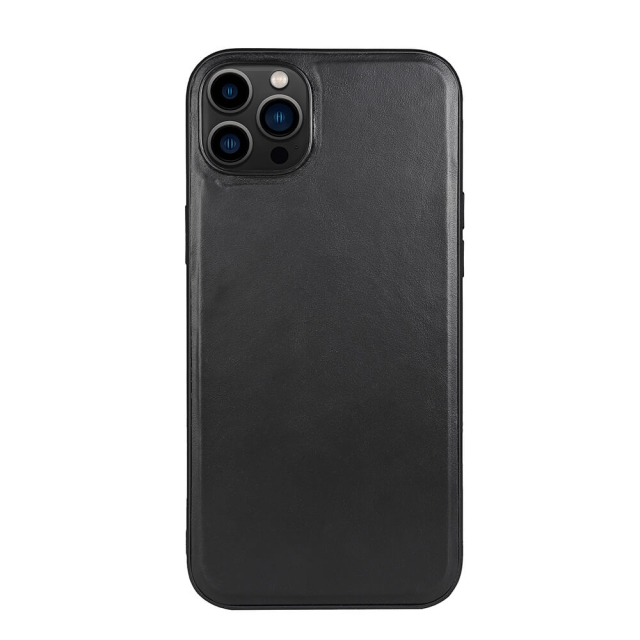 Buffalo Backcover Leather MagSeries iPhone 14 Plus Black