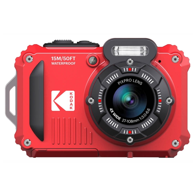 Kodak Digital Camera Pixpro WPZ2 4x WP 16MP wifi Red