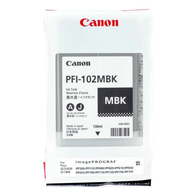 Canon Musteet 0894B001 PFI-102 Mattamusta