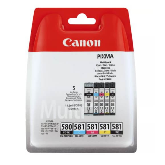 Canon Musteet 2078C005 PGI-580/CLI-581 Multipack