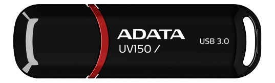 ADATA UV150 USB-muisti, 128GB, USB 3.0, musta