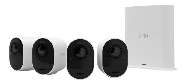 Arlo Ultra 2 Gen 5 V2 Security System Gateway + 4x Kamera