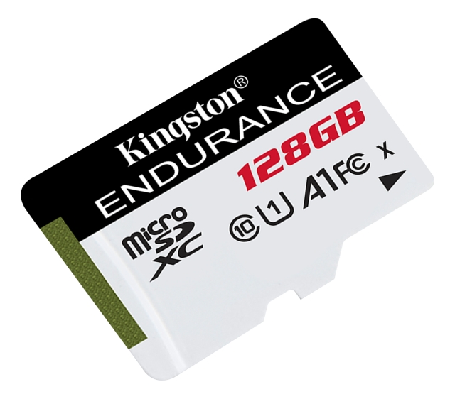 Kingston Endurance microSDXC-muistikortti, 128GB, UHS-I, C10, musta