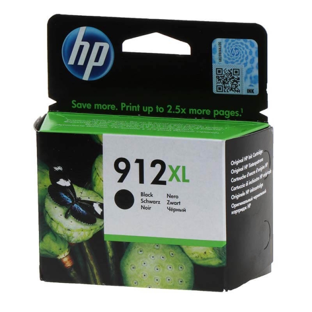 HP Musteet 3YL84AE 912XL Musta