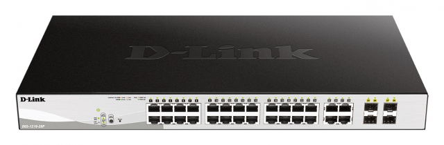 D-Link Web Smart Kytkin 24x10/100/1000 +4 SFP
