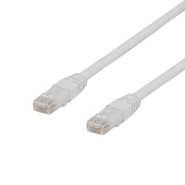 DELTACO U/UTP Cat6a laitekaapeli, 20m, 500MHz, Delta-sertifioitu, valk