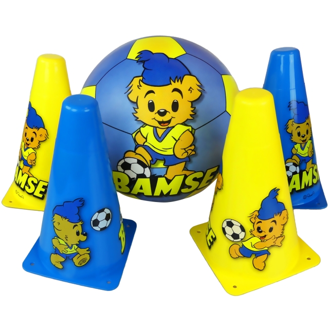 SportMe Bamse Fotbollskit med Koner
