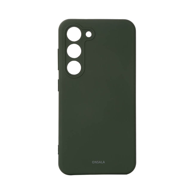 Onsala Backcover Silicone Samsung S23 5G Olive Green