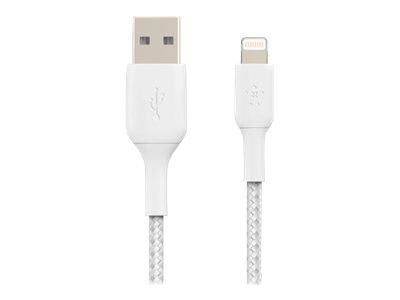 Belkin Boost Charge Lightning kabel flätad 1m