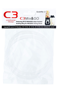 C3 *Extra Silikonpackningar Mix&GO Blender 2-pack