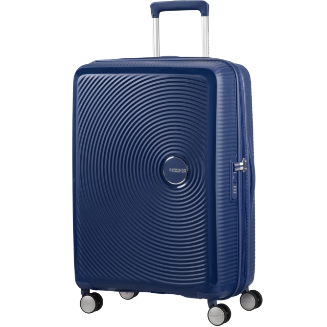 American Tourister Soundbox-salkku 67 Exp. Midnight Navy