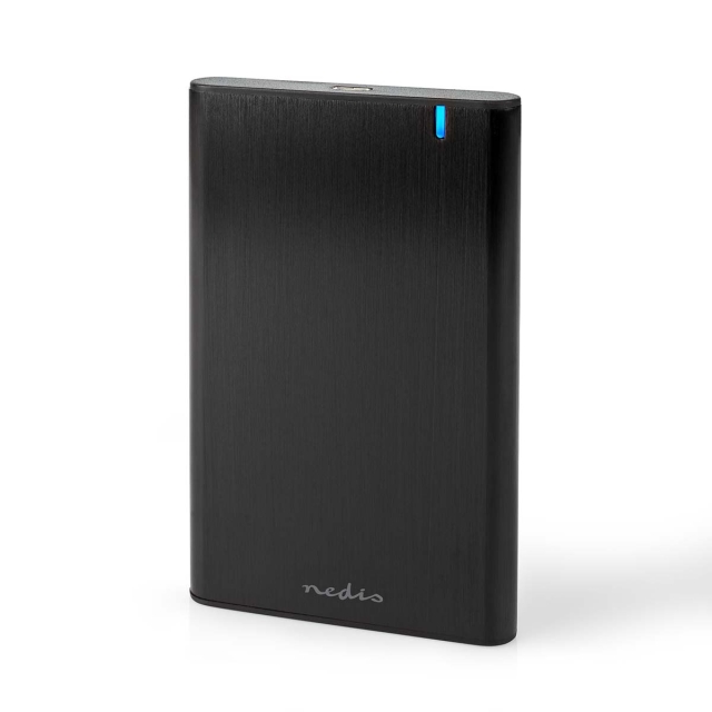 Nedis Kiintolevykotelo | 2.5 " | USB 3.1 Gen1 | USB Type-A / USB Type-C™ | Kannettava / PC | Alumiini