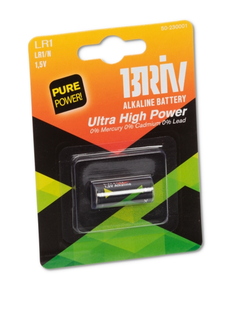 Batteri LR1 Alkaline 1,5V, 1/6/36 - 1 st