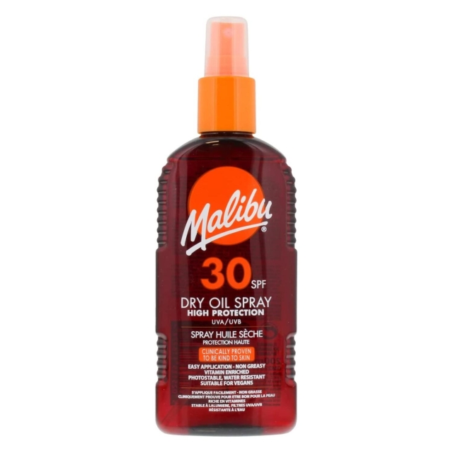 Malibu Kuivaöljysuihke SPF30 200ml