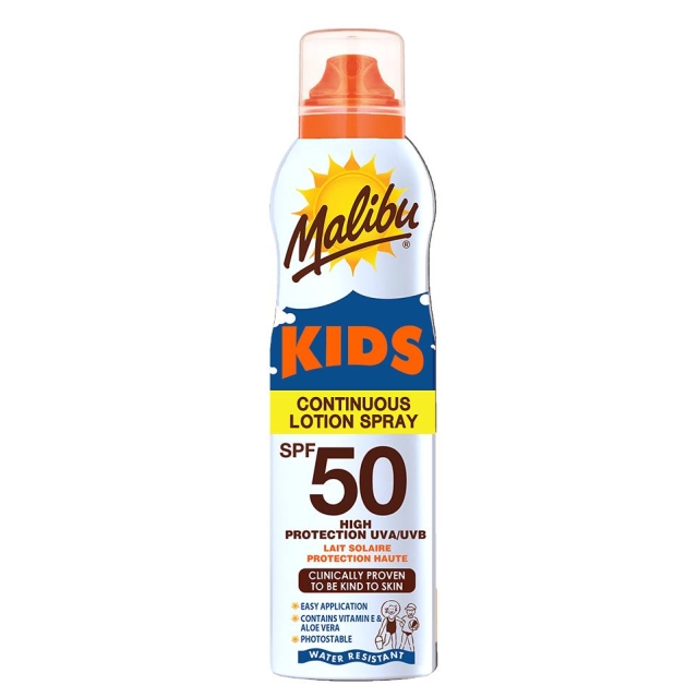 Malibu Sun Kids Continuous Lotion Spray SPF50 175ml