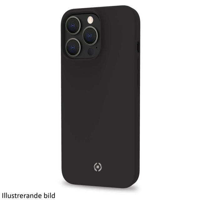 Celly Cromo Soft rubber case iPhone 15 Pro Max Svart