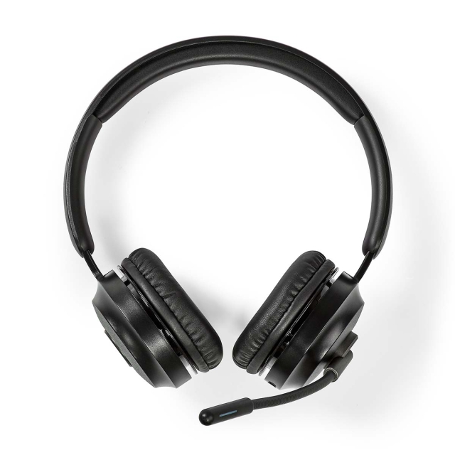 Nedis PC-headset | On-Ear-Kuulokkeet | Stereo | Bluetooth | Kokoontaitettava Mikrofoni | Musta