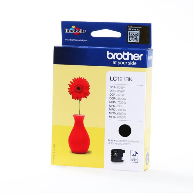 Brother Musteet LC121BK LC-121 Musta