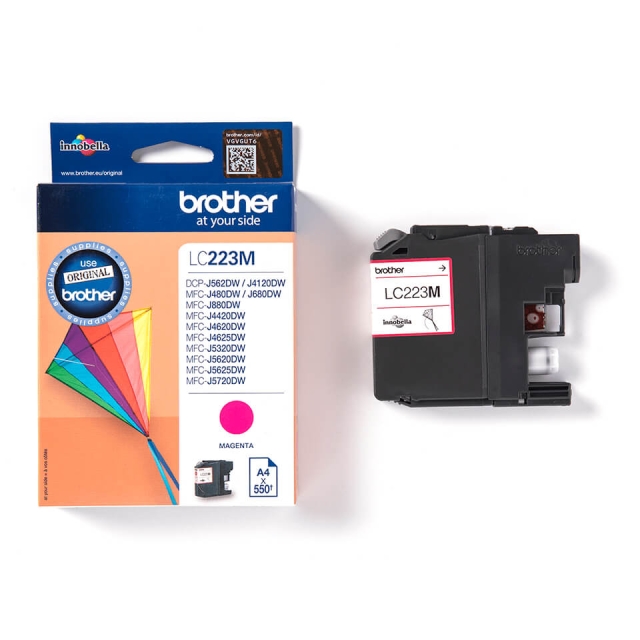 Brother Musteet LC223M LC-223 Magenta
