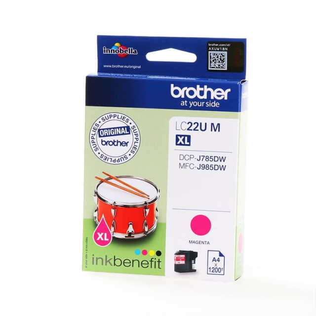 Brother Musteet LC22UM LC-22U Magenta