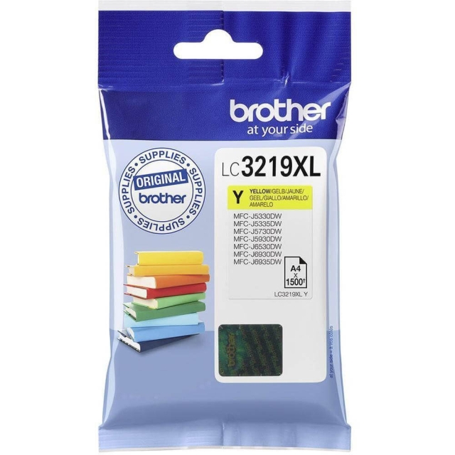 Brother Musteet LC3219XLY LC-3219XL Keltainen
