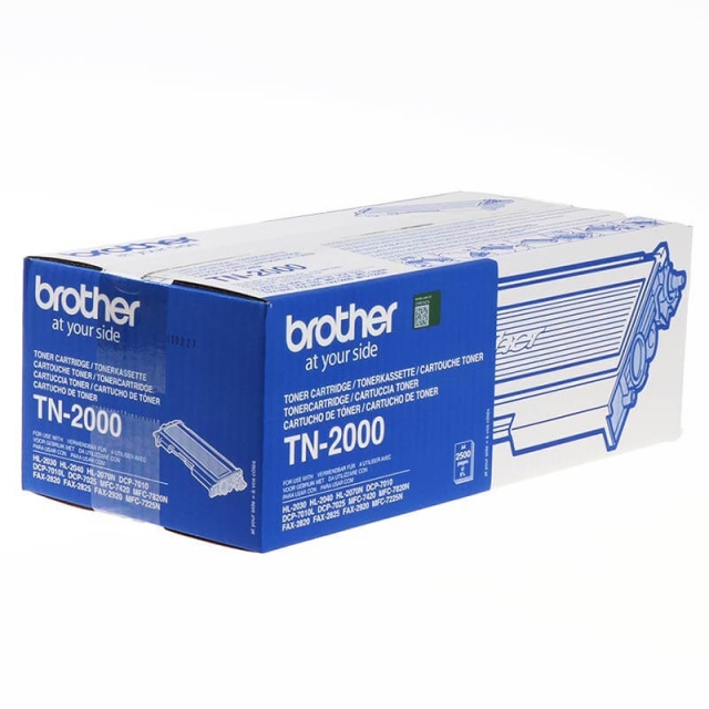 Brother Toner TN2000 TN-2000 Musta