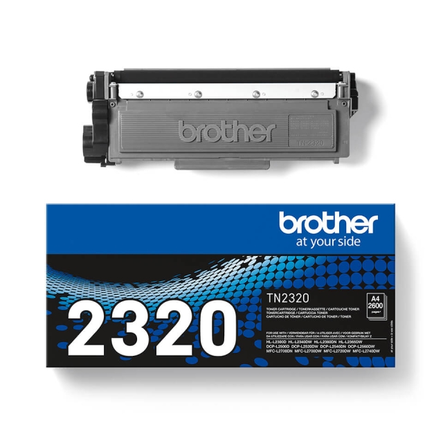 Brother Toner TN2320 TN-2320 Musta