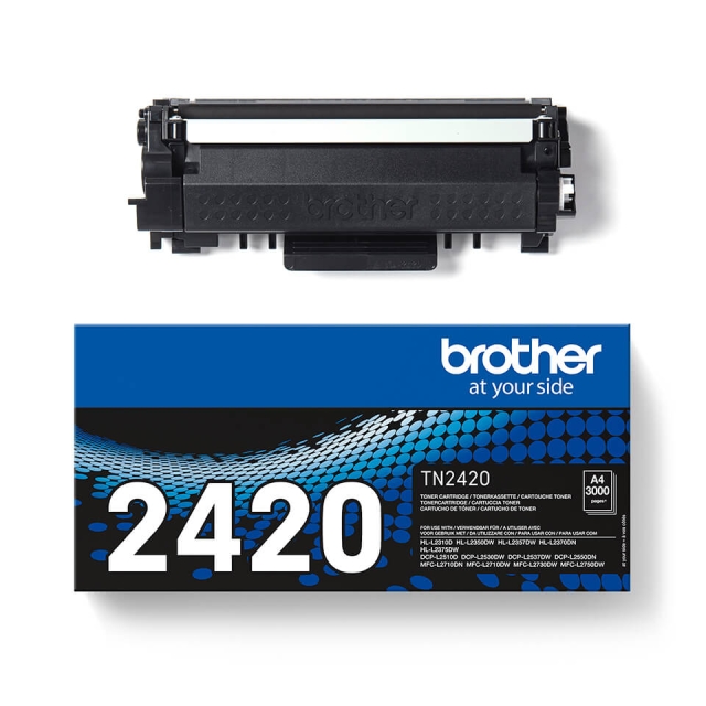 Brother Toner TN2420 TN-2420 Musta