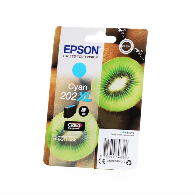 EPSON Musteet C13T02H24010 202XL Cyan Kiwi