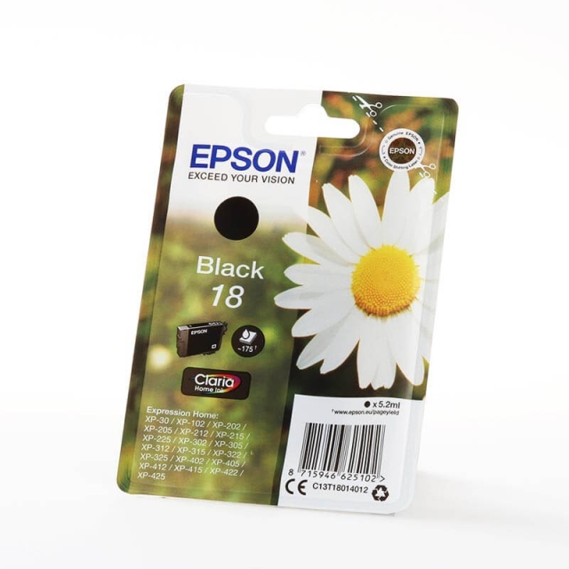 EPSON Musteet C13T18014012 18 Musta Daisy