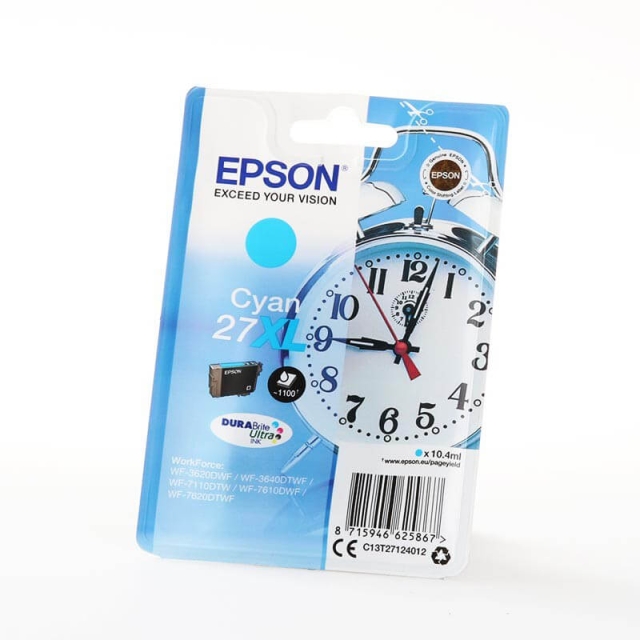 EPSON Musteet C13T27124012 27XL Cyan Alarm Clock