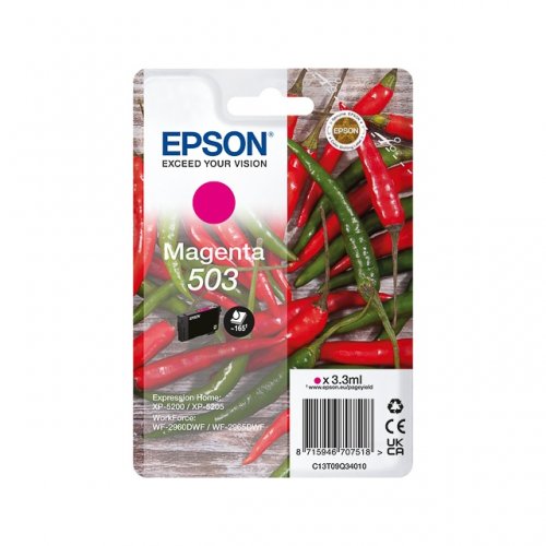 EPSON Ink C13T09Q34010 503 Magenta Chili