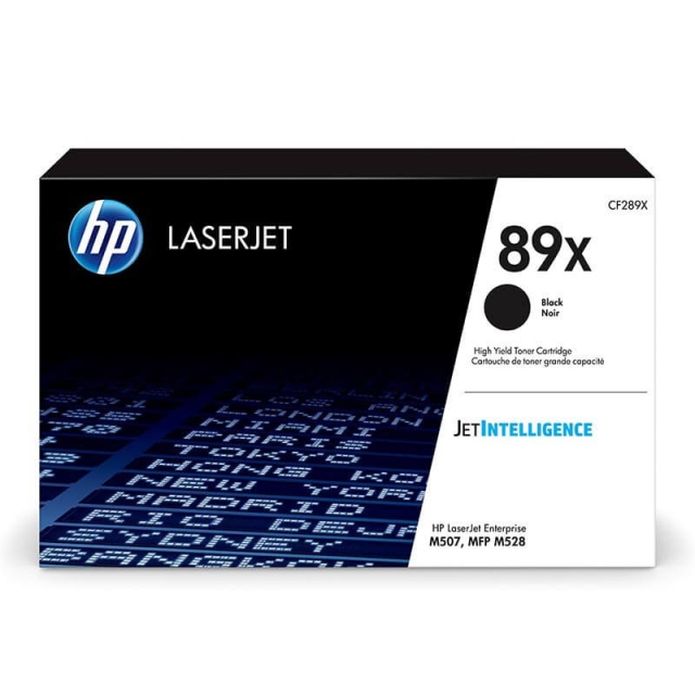 HP Toner CF289X 89X Musta